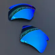 Ice Blue POLARIZED Replacement Lenses for Oakley Flak 2.0 XL OO9188 Frame 59mm