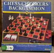 Pressman Toys Chess/Checkers/Backgammon Games 2008 NEW SEALED!!!