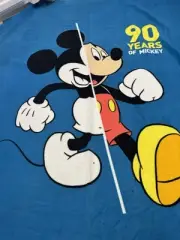 90 YEARS OF MICKEY MOUSE Fleece Fabric 74" x 56" for Plush Disney Blanket