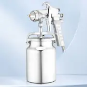 Pneumatic Spray Gun Latex Paint Spray Gun Paint Cars Air Sprayer 2mm Nozzle
