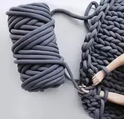 500g Super Tube Chunky Yarn Thick Soft Bulky Arm Knitted Blanket Knitting Mat