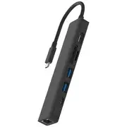 J.Burrows USB-C to 7-in-1 Multi Port Hub with PD