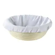 Frieling Round Brotform Proofing Basket Cotton Liner - Fits 8" #3001
