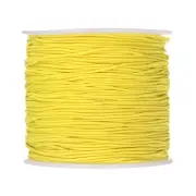 1mm Dia 328ft Latex Elastic String for Bracelet Stretchy Cord, Yellow