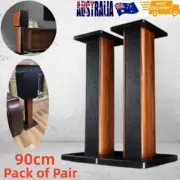 Speaker Stands90CM Rosewood Home Theatre/Bookshelf/Hi Fi Speaker Stands Surround