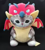 REAR Monster Hunter Rathalos Mofusand Big Plush Toy Soft Stuffed Animal Japan