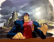 JoJo's Bizarre Adventure OVA Animation Cel + Genga, Jotaro Kujo, Joutarou