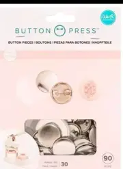 We R Memory Keepers Button Press Refill Pack 30/Pkg-Small (25mm)