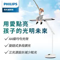 在飛比找momo購物網優惠-【Philips 飛利浦】軒泰 LED全光譜護眼檯燈觸控式(