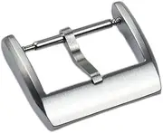 [BGBLKLGPPN] Stainless Steel Tongue Buckle For Straps Brushed 20 Mm 16 Mm 1.3 With Spring Bars Strap buckle