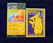 Ash's Pikachu Sealed Movie Promo Sm108 Vintage I Choose You Sticker Pokemon Lot