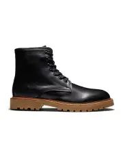 [Aquila] Atlas Zip Military Boots in Black