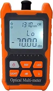 Labymos Mini Optical Power-Meter Portable LEDs Lighting High Precise Network Fiber Optic Cable Tester Tools