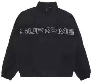 NEW Supreme Diamond Jacquard Panel Track Jacket Black FW 22 Black Mens sz M