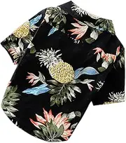 GREENADSCAPE Pet Clothes Pet Clothing Hawaiana Shirt Hawaii Outfits Pet Summer Shirt Dog Outfits Hawaii Dog Clothes Small Dog Clothes Dog Clothing Pet Cooling Vest Dog Shirt Hawaiin Shirts Navy