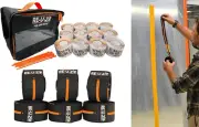 ® Heavy-Duty Reusable Dust Barrier Zipper | Pro Bundle | Patented Hook & Loop Sy