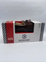 Isotoner Men's Memory Foam Microsuede Moccasin Slippers Brown Sz XXL (13 to 14)