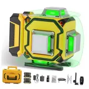 16 Line Laser Level 360 Self Leveling,Professional 4 x 360 Laser Level with