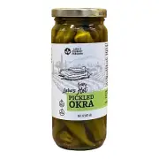 Lara's Crisp and Hot Pickled Okra – 16 fl oz – Zesty Southern Style