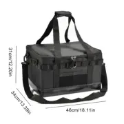 32/47L Cooking Utensil Organizer Multi Compartments Outdoor Camping Storage Bag