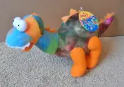 VINTAGE 90's RUSS BERRIE PLUSH 12" SUNBURST BUDDIES BRONTOSAURUS DINOSAUR WOWZER