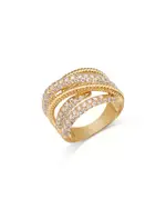Bloomingdale's Fine Collection Diamond Pave Statement Ring in 14K Yellow Gold, 2.09 tcw