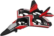 Atelierate Remote Control Drone Upgrade Foam Fixed Wing Aircraft with Light Set Height Model Children'S Toy Easy Install - Red