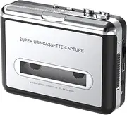 Cassette Tape Player – Portable Tape Player Audio Cassette to Digital Converter, Compatible with Laptops and Personal Computers Convert Cassette Tape Recorder to iPod Format