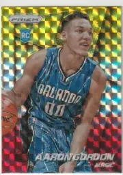 Aaron Gordon 2014-15 Panini Prizm Red Yellow Mosaic RC #254 Nuggets
