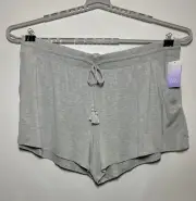 Women's Plus Size Beautifully Soft Pajama Shorts - Stars Above Gray 3X