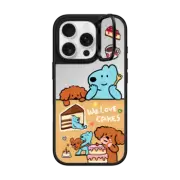iPhone 16 Pro Mirror Ring Stand Case MagSafe Compatible We love Cakes