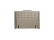 Slumberland Ornate Wing Buttoned Headboard - Double / Wheat