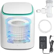 Desktop Mini Washing Machine, 7L Fully Automatic Washer Laundry Machine Spin Dryer, Compact Small Underwear Washer with Four Modes, Anti-movement, Low noise, for Sock Baby Clothes