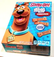 CINNAMON - Kellogg's Scooby Doo Snacks Baked Graham Cracker 11 oz Cookies Box