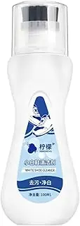 [Generic] White Sneaker Cleaner,Portable Sports Multifunctional Remover for Sneakers | 3.38 Oz Brush Head Cleaning Cream Gel, Gentle Sports Shoes, Canvas Shoes