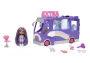 MATTEL Barbie Extra Mini Minis Tour Bus Playset With Doll HKF84
