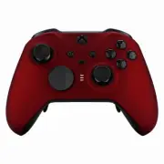 "Soft Touch Red" Custom Xbox One Elite Controller Series 2 - FREE 2 DAY FEDEX