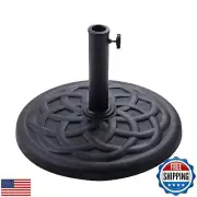 C-Hopetree 31 lb Heavy Duty Round Base Stand for Patio Outdoor Market Table U