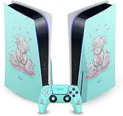 Head Case Designs Officially Licensed Me to You Love Classic Tatty Teddy Vinyl Faceplate Sticker Gaming Skin Decal Compatible with Sony PlayStation 5 PS5 Disc Edition Console & DualSense Controller