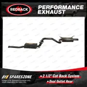 Redback 2 1/2" Cat Back System Dual Outlet Rear for Ford Fairmont Falcon BA BF (for: Ford)