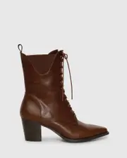 [Belle & Bloom] Jumping Ship Laced Boot - Chocolate