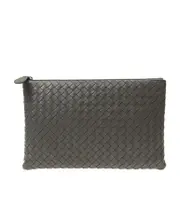 Knitted clutch One size grey