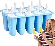 Freezer Pop Molds,Easy Release Cream Molds - Multiple Cavity Cakesicles Mould Reusable Baby Food Storage Container for Yogurt Sticks Adult Teens Kids Healthy Snacks