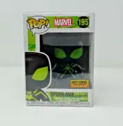 Spiderman Stealth Suit Funko Pop Hot Topic Exclusive with Pop Protector