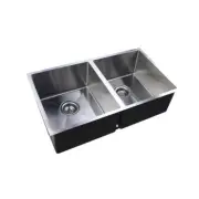 1.2mm Handmade 304 Stainless Top/Undermount Kitchen/Laundry Sink 770x450x215mm