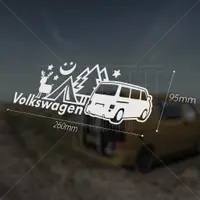 在飛比找蝦皮購物優惠-福斯 VOLKSWAGEN T4 露營 情境 車貼