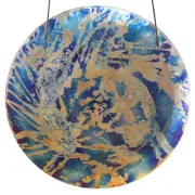 Grotta Sonora 19" Titanium Blue Cosmo Handheld Gong