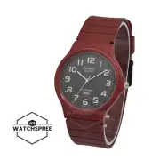 Casio Classic Analog Red Resin Band Watch MQ24UC-4B MQ-24UC-4B
