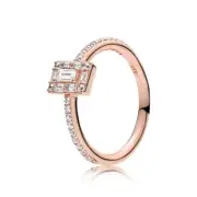 Authentic Pandora Rose Ice Cube Ring size (56) 7.5