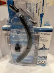 Clean & Stream Shower Enema Set 10" Silicone Comfort Nozzle w/ Alumi-Tip Extra